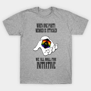 Roll for Initiative! BLM Edition T-Shirt